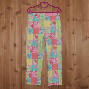 Lilly Pulitzer Crop Patchwork Pants